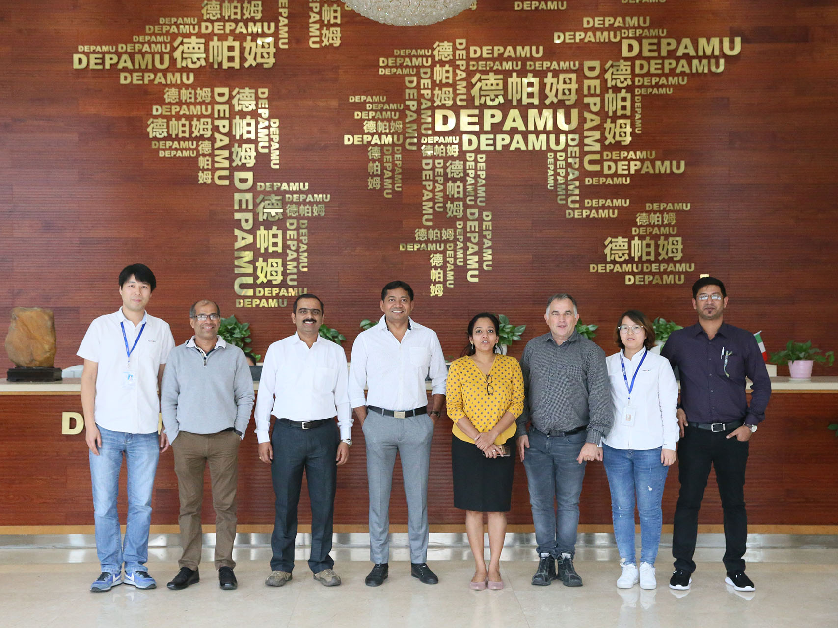 金秋十月，有朋自印度來--印度項目業(yè)主前來德帕姆考察驗貨